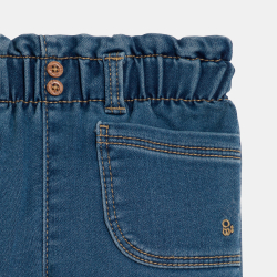 بنطال جينز بخصر عالٍ مصنوع...